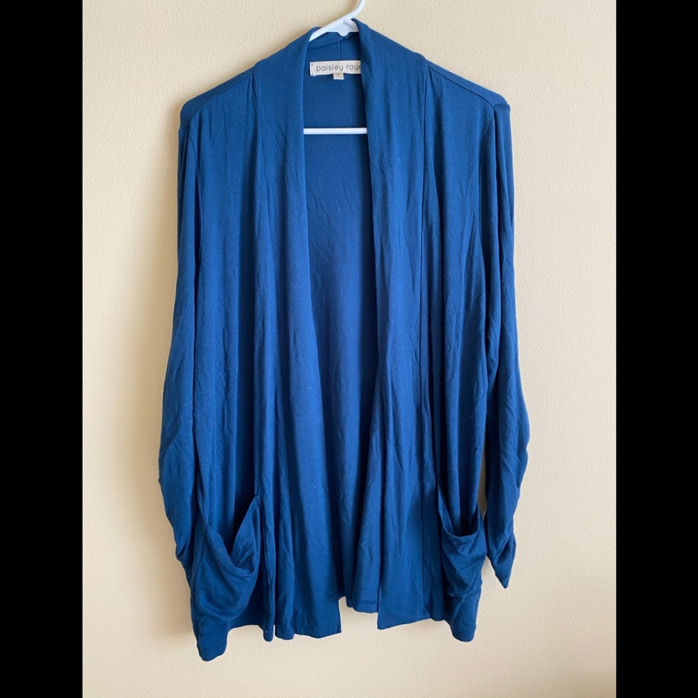 Paisley Raye XL Cardigan - Blue